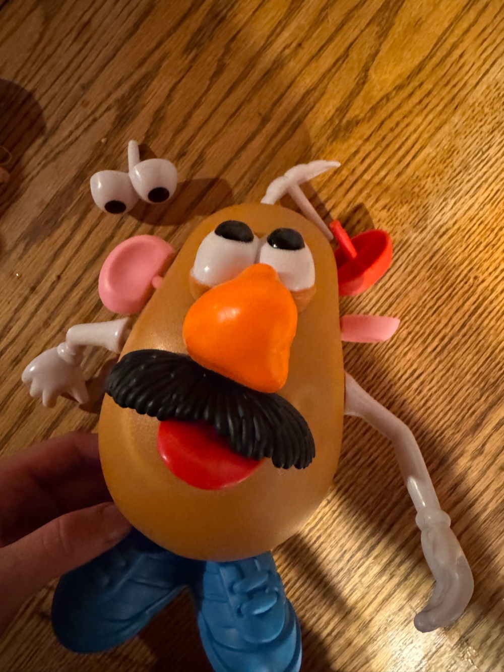 authentic 1985 Mr. Potato Head with attachments
